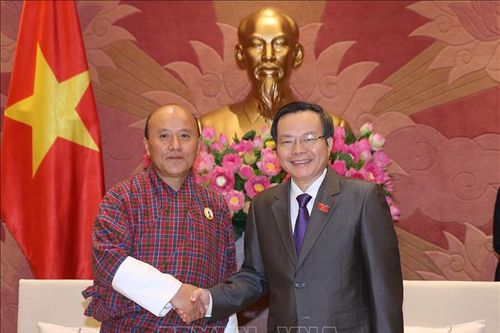 Phó Chủ tịch Quốc hội Phùng Quốc Hiển tiếp Tổng Kiểm toán Nhà nước Bhutan