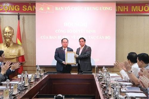 Đồng chí Quản Minh Cường giữ chức Phó trưởng Ban Tổ chức Trung ương
