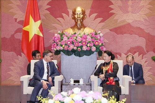 Chủ tịch Quốc hội Nguyễn Thị Kim Ngân tiếp Chủ tịch Nghị viện bang Hessen, Đức