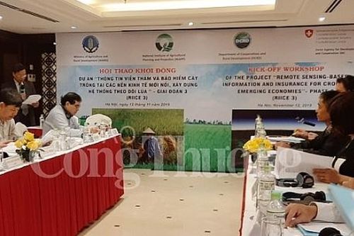 Khởi động giai đoạn 3 dự án RIICE về Hệ thống thông tin viễn thám và bảo hiểm nông nghiệp