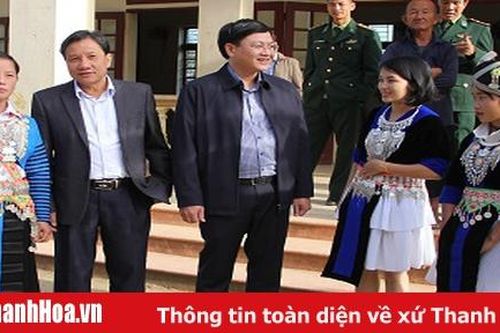 Phó Chủ tịch UBND tỉnh Mai Xuân Liêm dự ngày hội Đại đoàn kết toàn dân tộc với nhân dân bản Lốc Há, xã Nhi Sơn