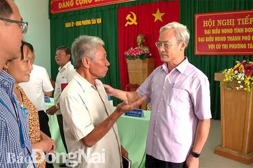 Giải quyết nhanh những vấn đề của cử tri phường Tân Vạn