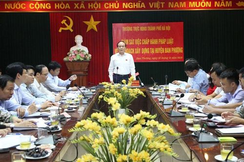 Giám sát việc thực hiện quy hoạch xây dựng tại 3 huyện, thị xã của Hà Nội