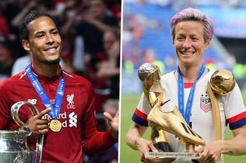 Dijk và Rapinoe giành giải Goal 50 năm 2019