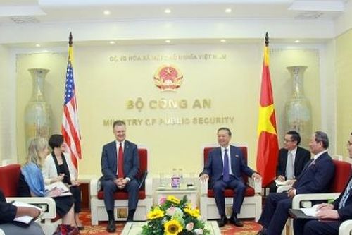 Đại tướng Tô Lâm tiếp Đại sứ đặc mệnh toàn quyền Hoa Kỳ tại Việt Nam