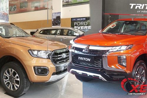 Giá 900 triệu: Chọn Mitsubishi Triton 2020 hay Ford Ranger Wildtrak?