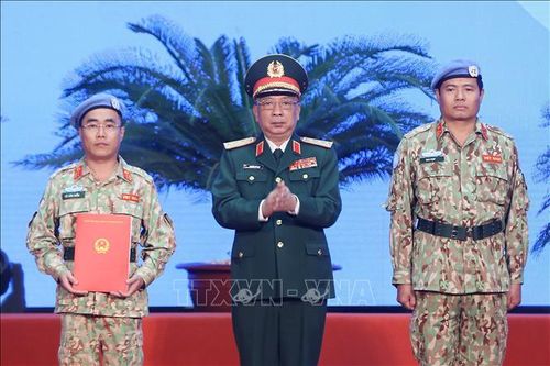 Bệnh viện dã chiến cấp 2 số 2 lên đường thực hiện nhiệm vụ tại Nam Sudan