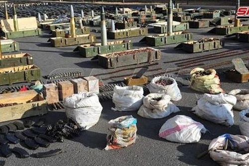 'Soi' kho vũ khí số lượng lớn quân đội Syria vừa phát hiện ở phía nam