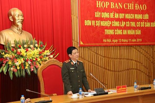 Đảm bảo tiến độ xây dựng Đề án quy hoạch mạng lưới đơn vị sự nghiệp công lập có thu, cơ sở sản xuất trong CAND