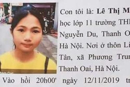 Nữ sinh lớp 11 mất tích khi đi học về