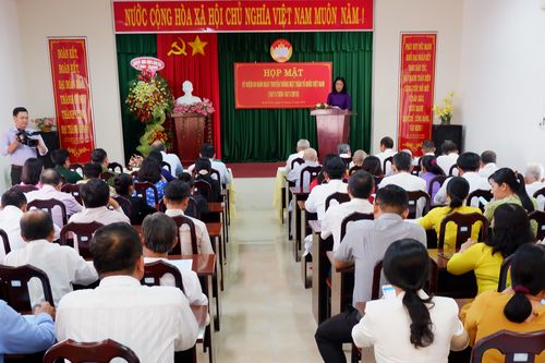 Bình Thủy, Cần Thơ: Họp mặt kỷ niệm 89 năm ngày truyền thống MTTQ Việt Nam