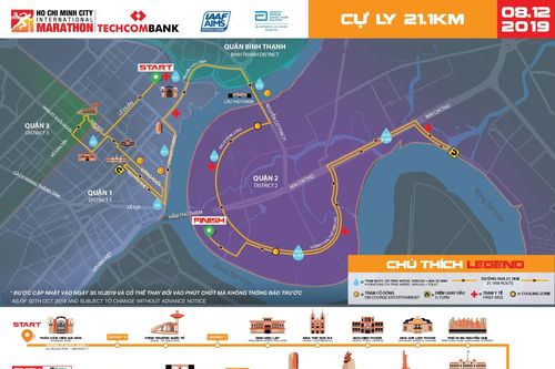 13.000 vận động viên tham gia Giải Marathon quốc tế TP.HCM - Techcombank 2019