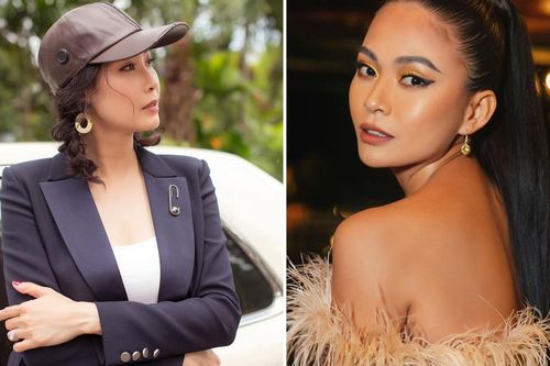 Hà Kiều Anh trẻ trung với style nữ sinh, Mâu Thủy diện váy lông vũ gợi cảm