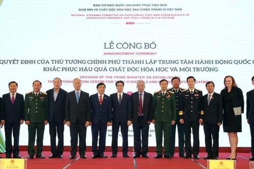 Ra mắt Trung tâm hành động quốc gia khắc phục hậu quả chất độc hóa học và môi trường