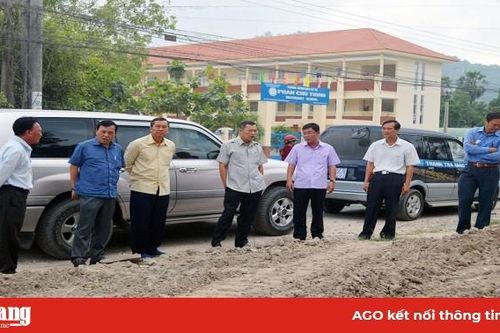 Khảo sát các công trình giao thông trọng điểm tại Tịnh Biên