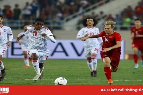 Đánh bại UAE, tuyển Việt Nam vươn lên nhất bảng G vòng loại World Cup 2022