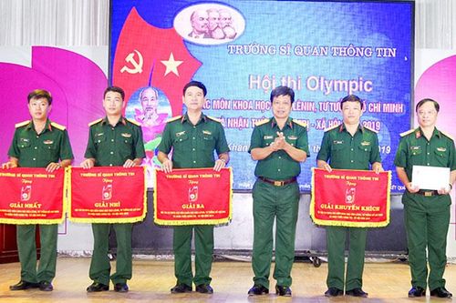 Trường Sĩ quan Thông tin: Tổ chức thi Olympic các môn khoa học Mác - Lênin, tư tưởng Hồ Chí Minh