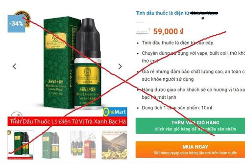 Các sản phẩm thuốc lá điện tử không an toàn như tuyên bố