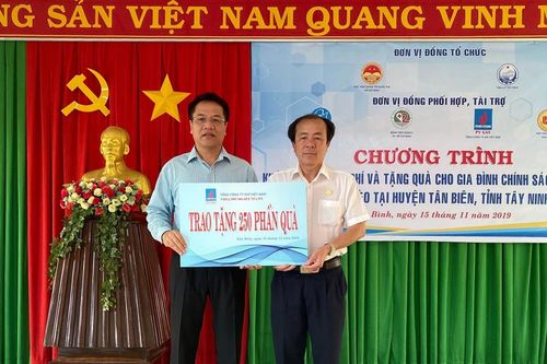 PV GAS hỗ trợ đoàn khám chữa bệnh từ thiện tại Tây Ninh