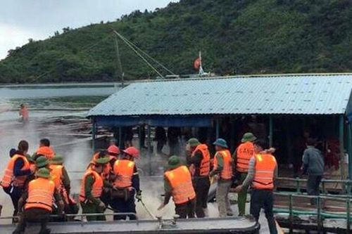 Tạm giữ hình sự 6 người ném bom xăng vào đoàn cưỡng chế ở Vân Đồn