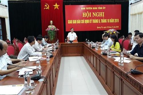 Hội nghị giao ban báo chí định kì hai tháng 9, 10 năm 2019