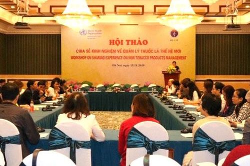 Việt Nam sẽ tiến tới cấm sử dụng thuốc lá điện tử