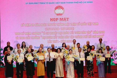 TP Hồ Chí Minh: Họp mặt kỷ niệm 89 năm Ngày truyền thống của Mặt trận
