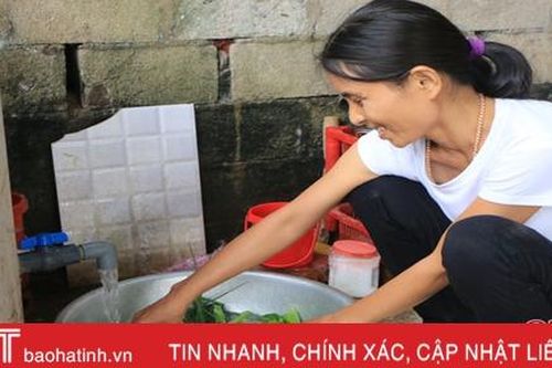 Phấn đấu 98,7% người dân nông thôn Hà Tĩnh được dùng nước sạch
