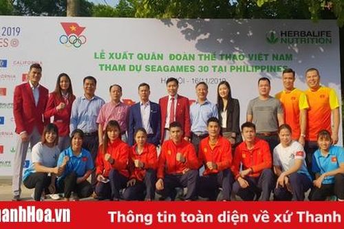 Đoàn thể thao Thanh Hóa xuất quân tham dự SEA Games 30 tại Philippines