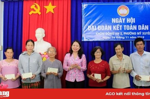 Nhiều địa phương ở TP. Long Xuyên tổ chức ngày hội Đại đoàn kết toàn dân tộc
