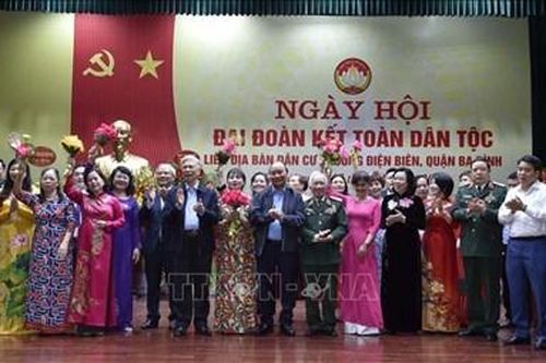 Lãnh đạo Đảng, Nhà nước, Mặt trận Tổ quốc Việt Nam tham dự Ngày hội Đại đoàn kết toàn dân tộc