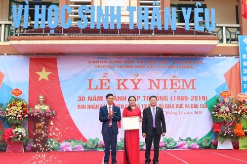 Trường THCS Cam Đường kỷ niệm 30 năm thành lập