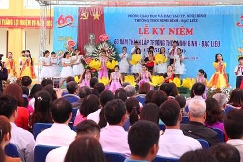 Trường THCS Ninh Bình – Bạc Liêu kỷ niệm 60 năm thành lập