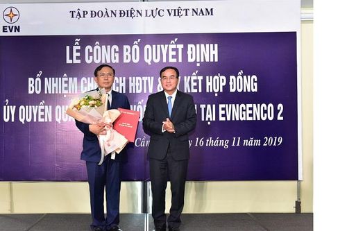 Bổ nhiệm Chủ tịch HĐTV Tổng công ty Phát điện 2