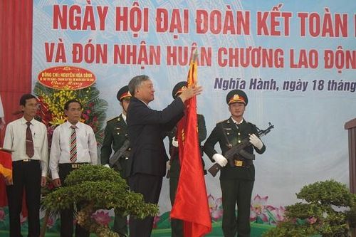Quảng Ngãi: Huyện Nghĩa Hành đón nhận Huân chương Lao động hạng Ba