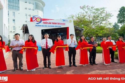 Khai mạc triển lãm thành tựu 20 năm xây dựng và phát triển Trường Đại học An Giang