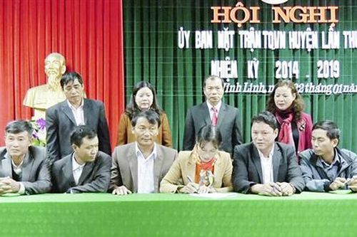 Gắn công tác mặt trận với học tập và làm theo Bác