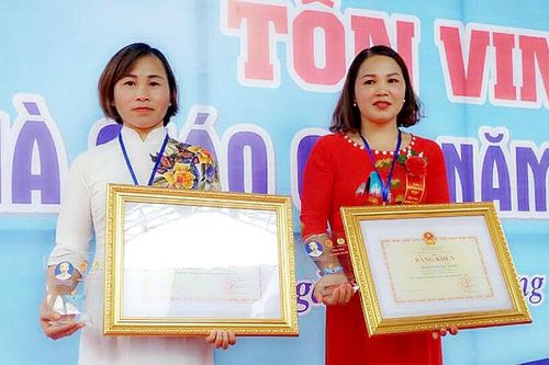 Tỉnh ta có 2 nhà giáo được vinh danh giáo viên tiêu biểu toàn quốc năm 2019