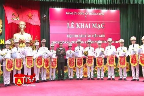 Khai mạc Hội thi 'Báo cáo viên giỏi' trong Đảng bộ Công an Trung ương