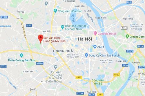 Lưu ý cách di chuyển đến sân Mỹ Đình trận Việt Nam gặp Thái Lan
