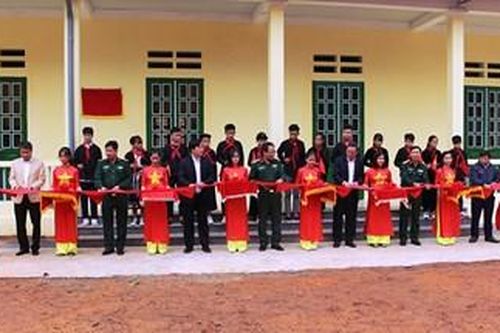 Khánh thành, bàn giao công trình Nhà bán trú học sinh Trường phổ thông dân tộc THCS Yên Hoa