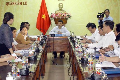 Lãnh đạo TP Đà Nẵng đối thoại với các hộ dân chưa bàn giao mặt bằng dự án khu đô thị sinh thái Hòa Xuân