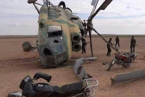Trực thăng Mi-8 của Syria rơi, 3 quân nhân thiệt mạng
