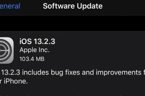 Apple tung ra iOS 13.2.3 với nhiều cải tiến nhỏ