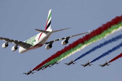 Mãn nhãn những pha trình diễn của 'chim sắt' tại Dubai Airshow 2019