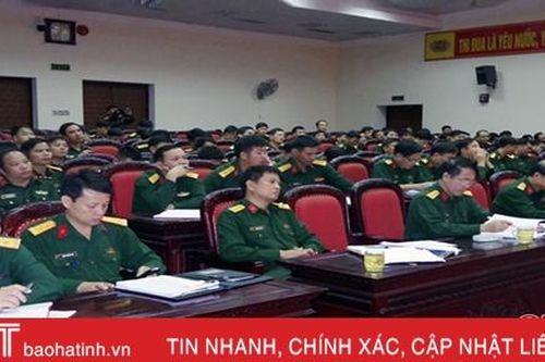 Đảng ủy Quân sự Hà Tĩnh triển khai công tác chuẩn bị đại hội Đảng các cấp