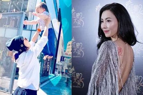 Cuối cùng, Trương Bá Chi đã chia sẻ ảnh con trai út