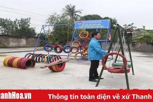 Xây dựng khu vui chơi miễn phí đầu tiên cho trẻ em tại huyện Quảng Xương