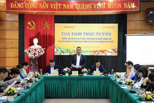 Tọa đàm trực tuyến về thí điểm thanh tra chuyên ngành an toàn thực phẩm ở cơ sở