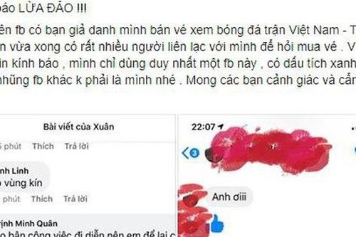 Ca sĩ Minh Quân lên tiếng cảnh báo có kẻ xấu giả danh anh để bán vé xem bóng đá trận Việt Nam - Thái Lan